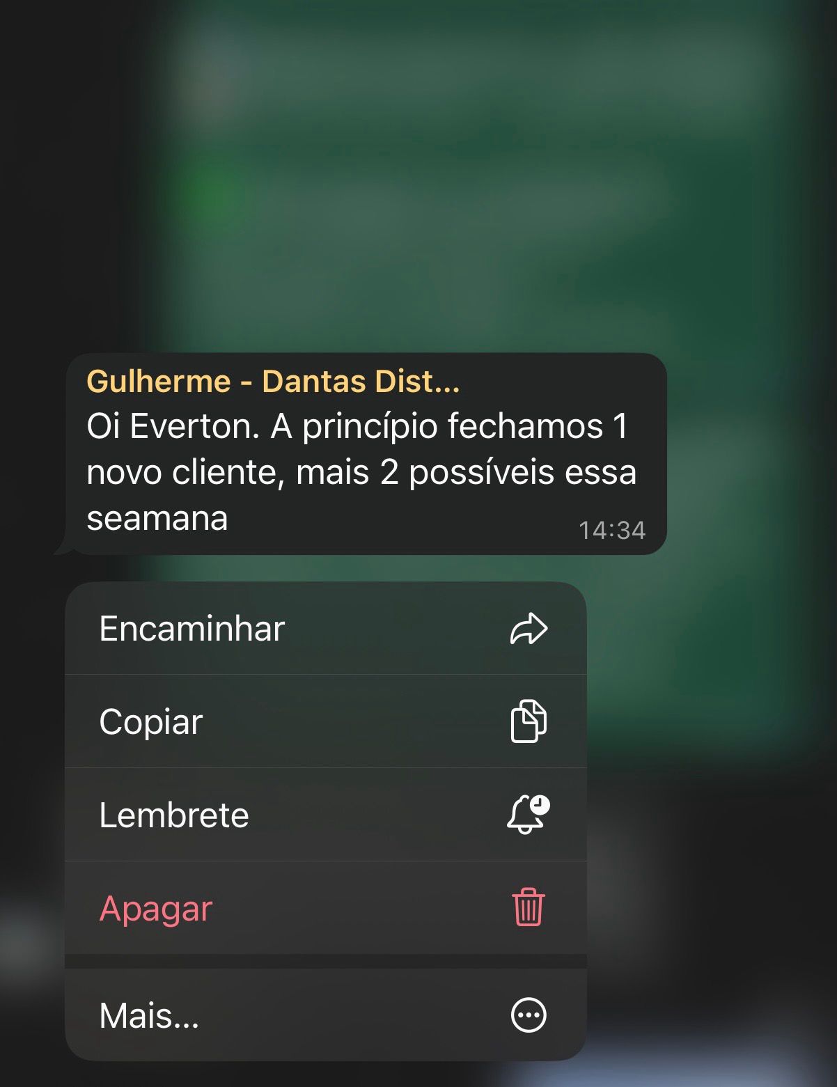 Cliente satisfeito